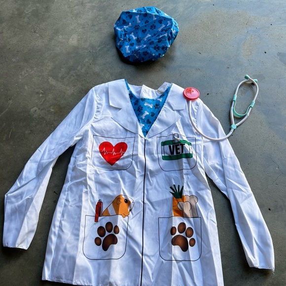 Hide and Eek Kids Veterinarian Costume | Size Small 6-7 | New in Package - Picture 3 of 11